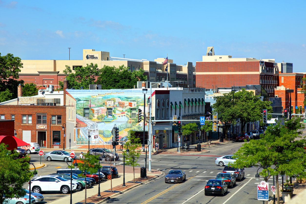 Panoramic Image of Naperville, IL